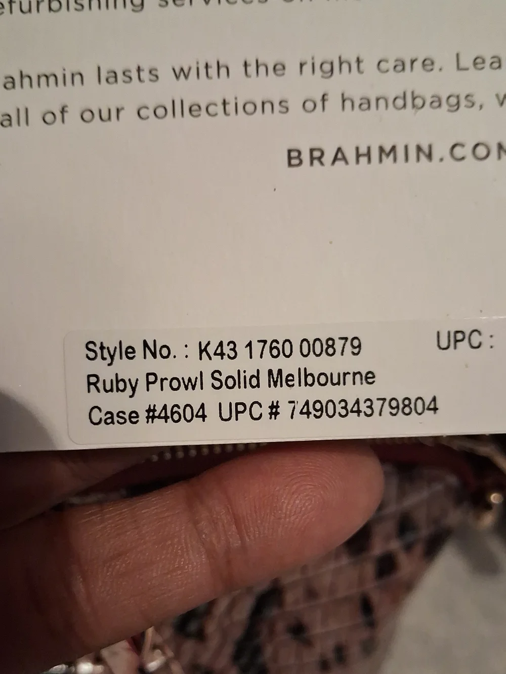 Brahmin duxbury ruby prowl solid Leather Satchel.rare colorway.